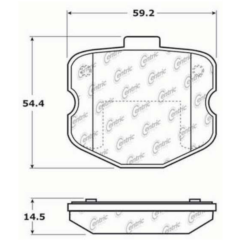 StopTech Street Touring 06-09 Chvy Corvette Z06 Rear Brake Pads