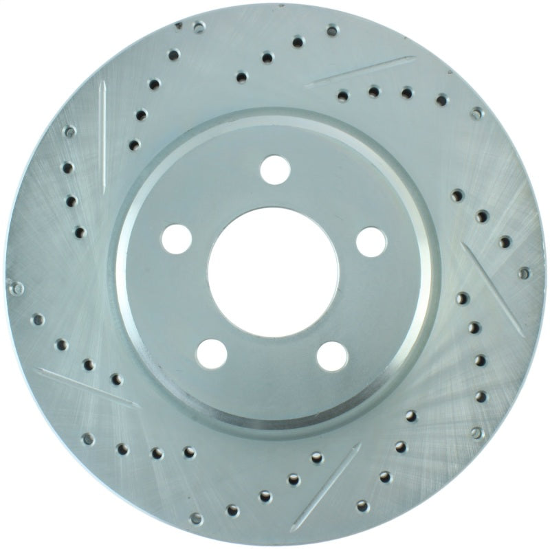 StopTech Select Sport 06-17 Dodge Charrger/14-17 Chrysler 300 Slotted & Drilled Front Right Rotor