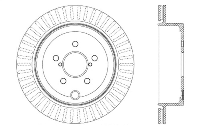 StopTech Slotted & Drilled Sport Brake Rotor