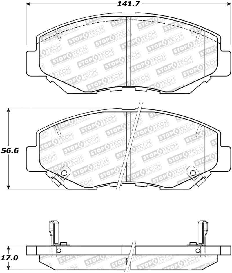 StopTech Street Brake Pads