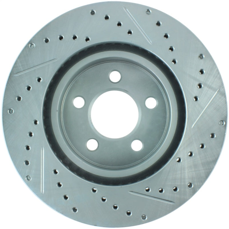 StopTech Select Sport 06-17 Dodge Charrger/14-17 Chrysler 300 Slotted & Drilled Front Right Rotor