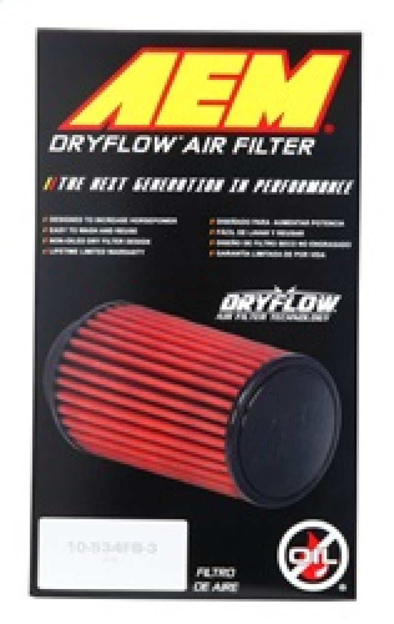 AEM DryFlow Air Filter Kit 4in x 7in DRYFLOW