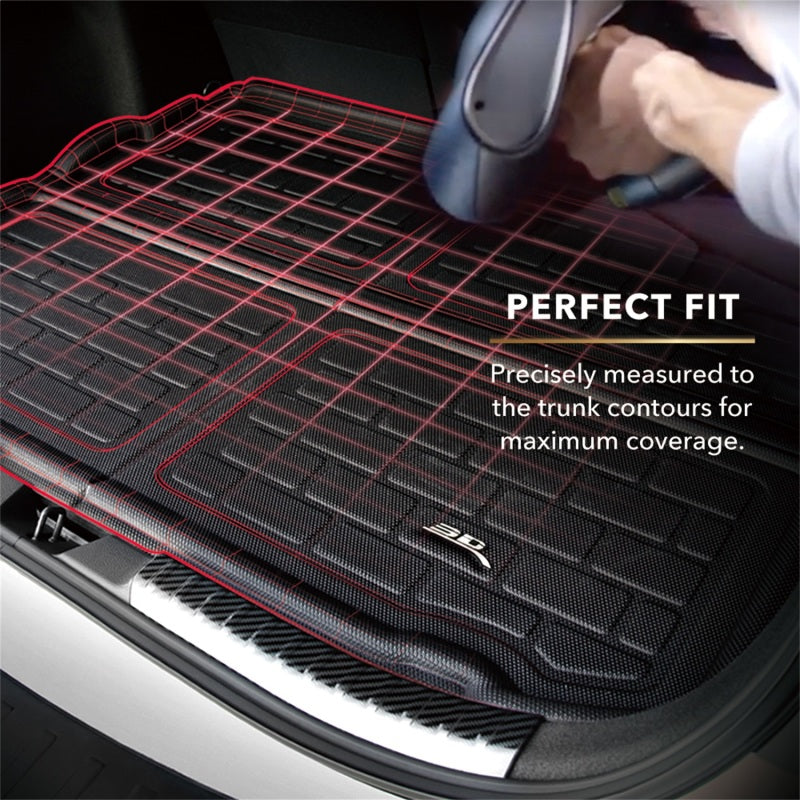 3D MAXpider 2016-2017 Tesla Model X Kagu Cargo Liner - Black