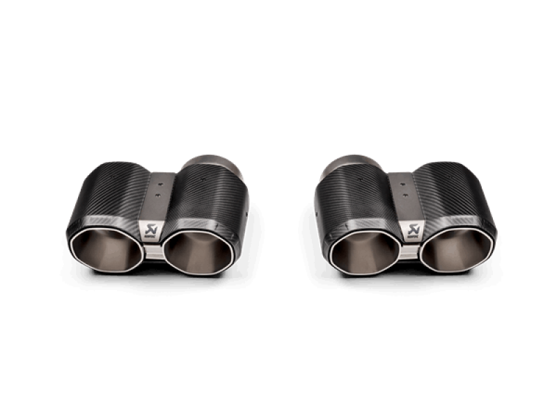 Akrapovic 2021+ BMW M3 (G80)/M4 (G82) Tail Pipe Set (Octagonal Carbon Design)