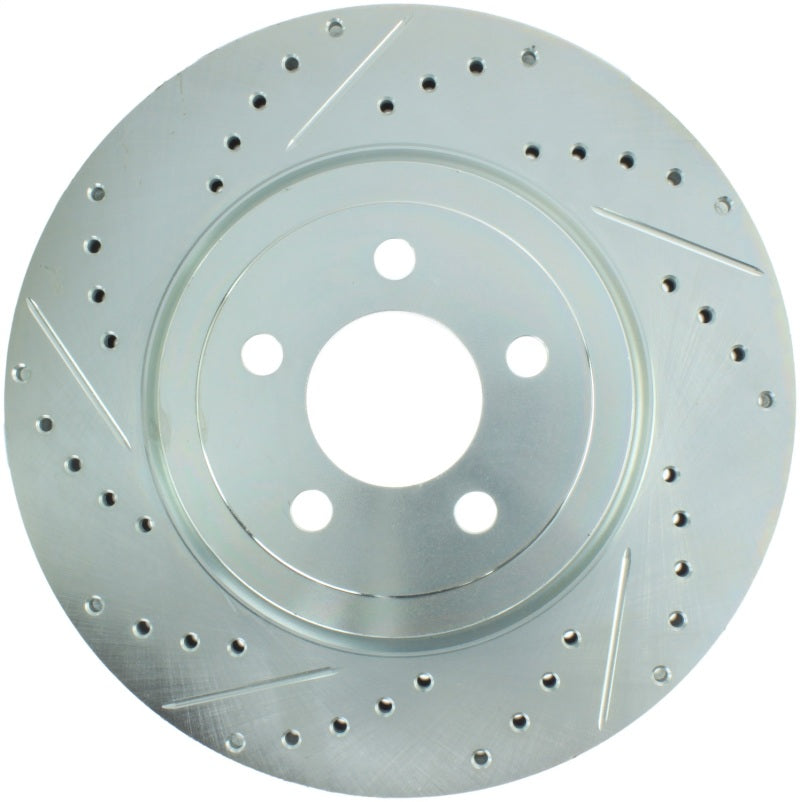 StopTech Select Sport 10-14 Dodge Challenger Drilled and Slotted Front Right Brake Rotor